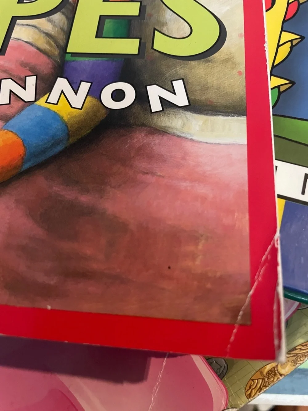 A Bad Case of Stripes by David Shannon - Colorful Children's Book Cover